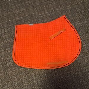 Orange Quilted Pet Saddle Pad